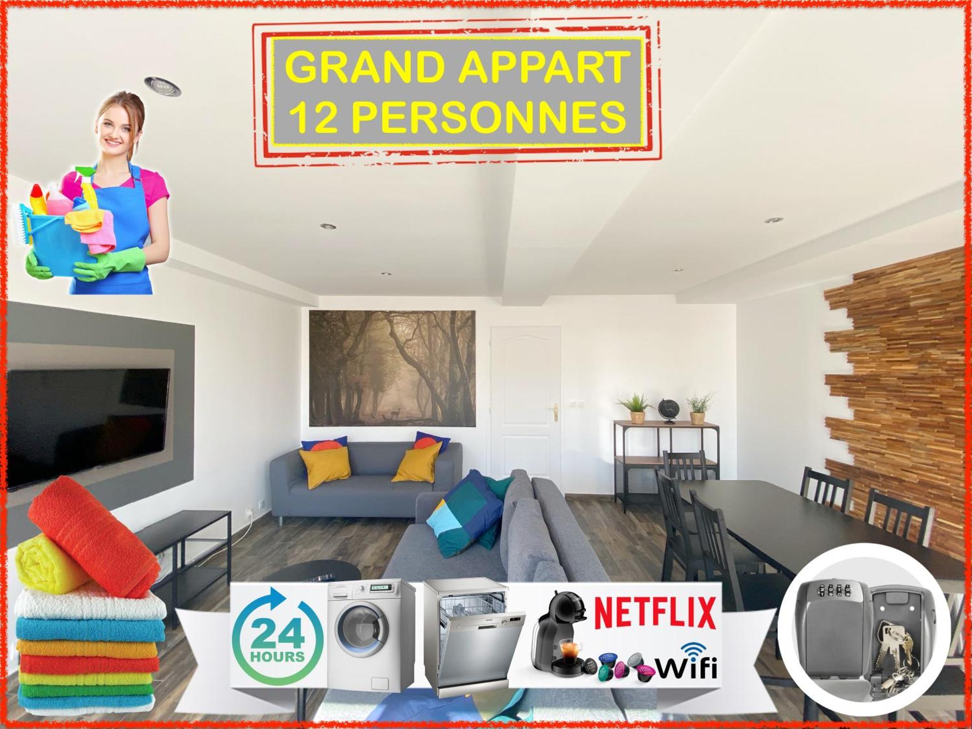 22 Chic & Cosy Grand Appart 92M2 Parking Gratuit Hypercentre Netflix Saint-Etienne  Eksteriør bilde